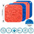 Dog  Lick Pad Silicone Dog Licking Mat Slow Feeder with Suction Cup Anxiety Relief Dog Slow Feeding Mat