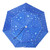 77cm Sunscreen Windproof Head Mounted Umbrella Top Folding Hat Umbrella(Raindrop Blue)