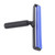 High Adhesion Blue Silicone Dust Roller Manual Dust Removal Roller Anti Static Cleaner Tool with Black Plastic Handle 10in