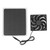 Solar Exhaust Fan Energy Saving Portable 5W 5V Solar Exhaust Fan for Camping RV Chicken Coop Dog House Tree House