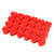 24PCS Love Heart Shape Candles Plastic LED Flameless Odorless Remote Control Tea Lights for Home Decor Red