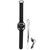 Ultrasonic Mosquito Repellent Bracelet with Time Display Anti Mosquito Wristband for Outdoor(Black )