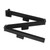 Laundry Drying Rack Retractable 3 Folding Wall Mounted Clothes Drying Rack for Entrance Bedroom Laundry Room Black