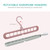 Folding Clothes Hanger Rotatable Anti-skid Folding Hanger Wardrobe Hangers Multi Functional 9 Holes Closet Coat Hangers for Dormitory Bedroom Bathroom