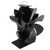 6 Blade Stove Eco Fan Black High Temperature Resistant Self Starting Energy Saving Heat Powered Fan for Home