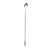 Cocktail Drink Swizzle Stick Fine Thread Stainless Steel Drink Stirrers with Long Handle for Home Bar Restaurant