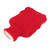 Hot Water Bag Rubber Explosionproof Water Injected Hand Warming Bag with Twist Knit Hand Insert Cover Large Christmas Red
