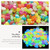 100PCS Glowing Stones For Decorations Fish Tank Aquarium Luminous Stone Indoor Outdoor Zen Garden Stones Rocks Glow in the Dark Pebbles