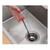 Drain Clog Remover 4 Claw Efficient Dredging Steel Wire Drain Hair Cleaner Tool for Toilet Bathroom Shower Room 0.6m/23.6in