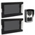 Video Intercom Doorbell Smart Dual Monitor Electronic Doorbell 16 Bells Night Vision Infrared Camera for Home