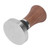 Coffee Powder Press Hammer and Distributor Set Stainless Steel Coffee Tamper with Wooden Handle for Cafe 58mm