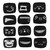 12Pcs Dustproof Windproof Reusable Face Protector Mouth Muffle for Outdoor Camping Biking