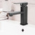 Basin Faucet Single Hole Sink Cold Hot Mixer Water Tap Waterfall Modern Faucets