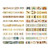 36Pcs Journal Sticker Paper Adhesive Sticker Cartoon Design Lovely Exquisite Journal Paper Decor for Home Decoration Butterfly