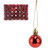 100pcs Christmas Ball Ornaments Shatterproof Hanging Balls for Christmas Tree Party DecorationRed