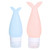 2Pcs Portable Silicone Travel Squeeze Bottle Cosmetics Shower Gel Lotion Containers for Business Trip