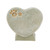 Heart Shaped Animal Tombstone DIY Resin Dog Pet Memorial Stone Outdoor Courtyard Decoration Ornaments Standing Mossy Green