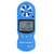 3V Digital Anemometer Multipurpose Handheld Wind Speed Meter Blue Temperature Wind Gauge