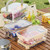 Fridge Organizer with Lids & Handle, Reusable Food Storage Containers Vegetable Fruit Keepers for Home/Picnic