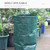 132 Gallons Garden Bag Garden Waste Bags Reusable Leaf Bags Waste Container Gardening Bags Landscaping Yard Waste Bags for Gardening Lawn Pool Waste Bin