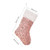 Sequins Plush Christmas Socks with Lanyard Portable Christmas Gift Bags Xmas Decoration for Fireplace and Christmas Tree Decor