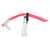 Swimming Snorkel Reduced Drag Silicone Swimming Breathing Tube with Adjustable Head Brace for Snorkeling Diving Pink