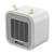 Mini Air Cooler Quiet Operation USB Powered Portable Desktop Air Conditioner for Office Outdoor Grey