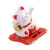 Solar Powered Cute Waving Cat Good Luck Wealth Welcoming Cats Home Display Car Decor(White)