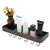 Bathroom Shower Shelf Wall Mounted Towel Storage Rack Shampoo Organizer Holder40cm with 6 hooks