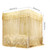 Luxury Princess Three Side Openings Post Bed Curtain Canopy Netting Mosquito Net Bedding (S)