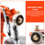 Universal 1.5mm Copper Nozzle Cordless Paint Sprayer for Home Interior House Painting Car DIY Paint Sprayer Gun with 750ml Aluminum Alloy Cup Quick Connector Cleaning Brush