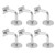 6 Pcs Wall Handrail Bracket 304 Stainless Steel Strong Bearing Stair Railing Support