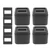 4Set Furniture Anti Vibration Pads Rubber Non Slip Foot Pads Bed Risers for Sofa Washing Machine Electrical Appliances