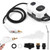 2500W High Pressure Steam Cleaner High Temperature Pressurized Steam Cleaning Machine 1100ml 3 Bar Portable Handheld Steam Cleaners with 3 Brush Heads for Home Use Car Detailing