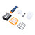 Vacuum Accessories Kit Main Brush Side Brush Filter Mesh Robot Vacuum Cleaner Replacement Parts for Shark AV2501AE AV2502AE