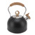 2.5 Liter Whistling Tea Kettle Stainless Steel Teapot with Handle for Electric Stove Gas Stove Black
