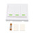 eWeLink Push Button Wall Light Switch Remote Controller 3 Gang 86 Type ON/Off Switch Panel 433MHz Wireless RF Remote Control Transmitter with Stickers Free Position Flexible For Home Living Room Bedroom