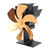 6 Blade Heat Powered Stove Fan Fireplace Fans Self Generating Thermal Fan with Insulation Board Thermometer Gold