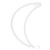 Moon shape Neon Light LED Decorative Lights for Home Party Dormitory Bar Living Room(Pink Light )