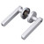 Fingerprint Lock Electronic Password Lock Smart Touchscreen Door Lock for Household OfficeSilver