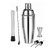 Bartender Kit Leakage Proof 304 Stainless Steel Bartending Tool 750ml Cocktail Shaker Set for Bar