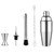 Bartender Kit Leakage Proof 304 Stainless Steel Bartending Tool 750ml Cocktail Shaker Set for Bar