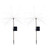 2Pcs Set Outdoor Solar Garden Decorative Lights Lawn Lights Holiday Lighting(Lumière colorée )