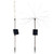 2Pcs Set Outdoor Solar Garden Decorative Lights Lawn Lights Holiday Lighting(Lumière colorée )