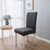 6Pcs Elegant Simple Style Polyester Elastic Chair Cover Furniture Accessories for Home HotelGray
