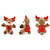 Christmas Pet Dog Chew Toys Elk Shape Sounding Plush Pet Toy Christmas Dog Toy for Playing Indoors or Outdoors