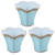 3Pcs Fabric Lampshade ClipType Modern European Style E14 Lamp Cover for Home Hotel KTV Green