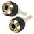 2PCS 60mm Drill Chuck Hex Screwdriver Impact Driver Adapter 1/4 Hex Shank Dril Bit Tool