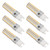 6PCS G9 LED Bulb Dimmable 3W 270LM 72LEDs G9 Bulb for Table Lamp Wall Lamp Chandelier Replacement