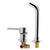G1/2" Chromeplated Brass Wall Mount Faucet Kitchen Bathroom Basin Hot Cold Water Tap